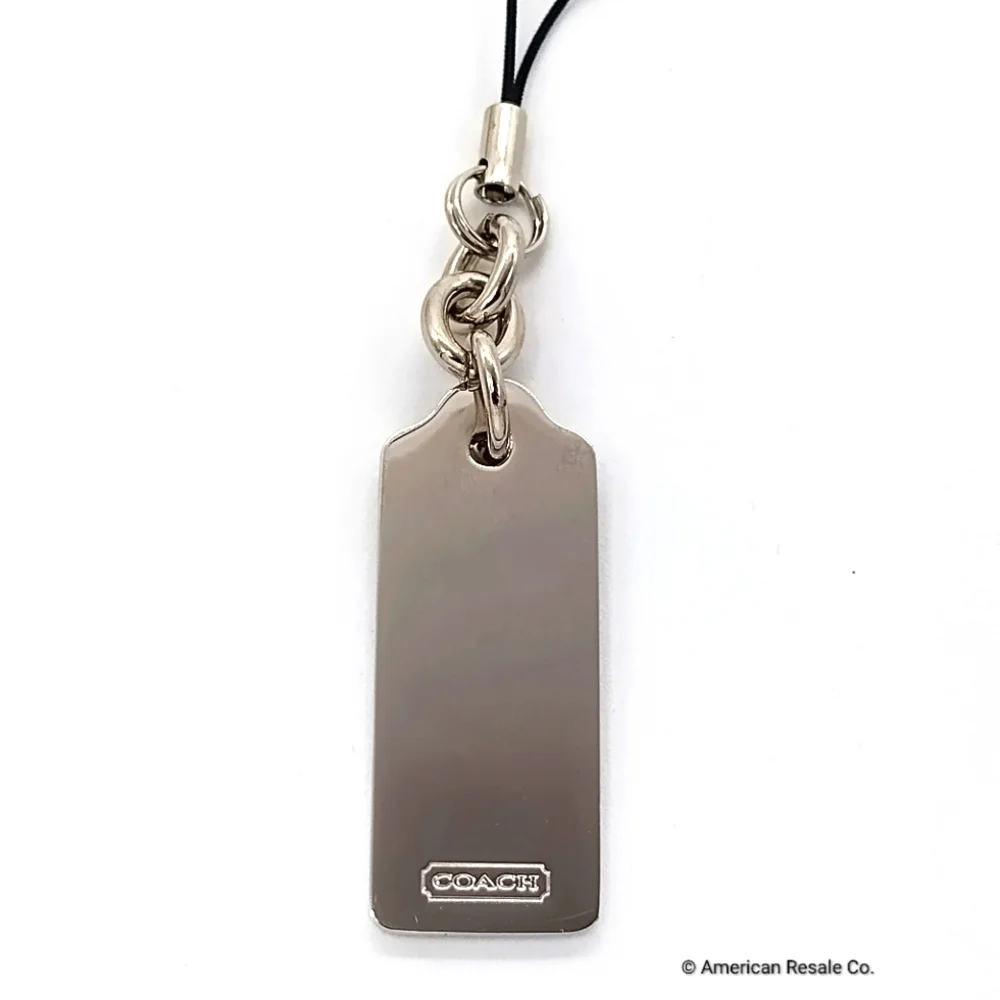 NWT COACH Vintage LOZ Pave Lanyard Diamond Keychain FOB Purse Charm #8865 - Picture 5 of 9